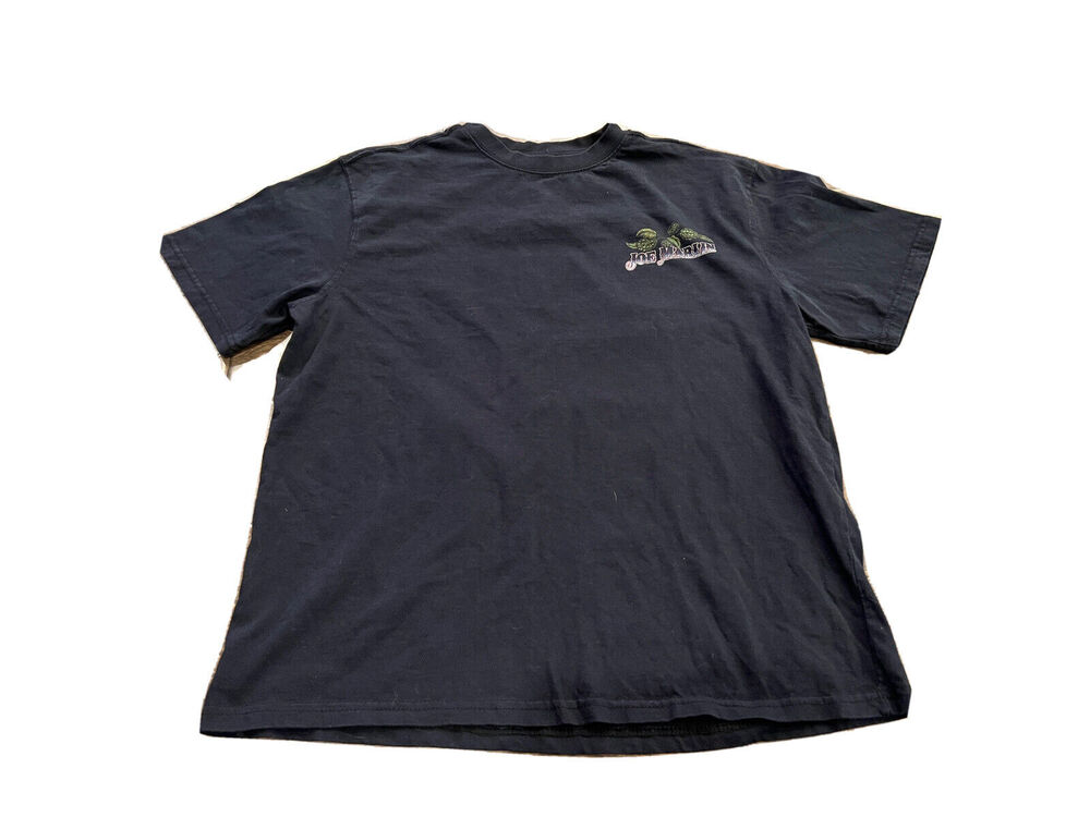 Joe Marlin Mens Black Brews Blues BBQS Short Sleeve T-shirt Size M MEDIUM